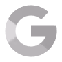 Google G logo in grayscale