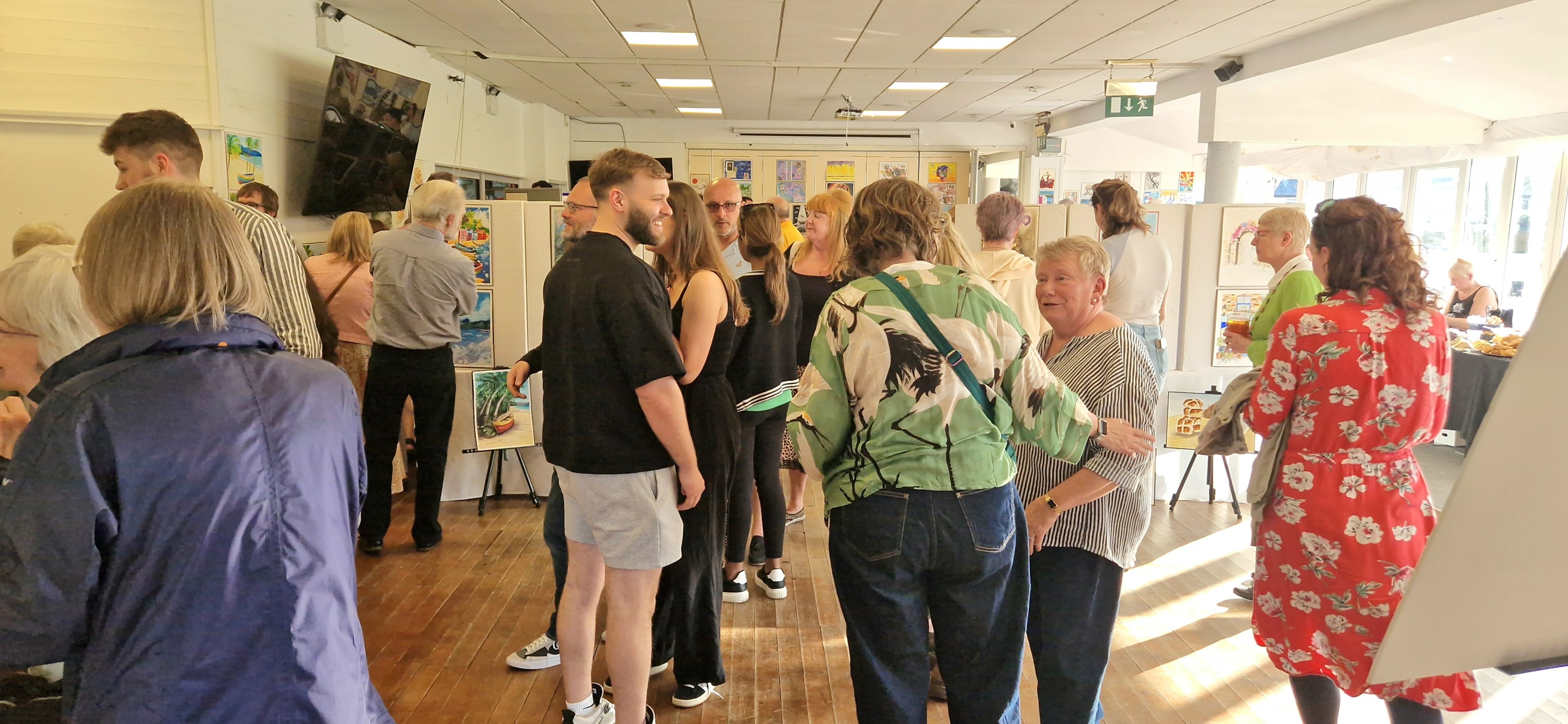 seasons art class - curation and celebration of our Public art classes and their exhibitions 