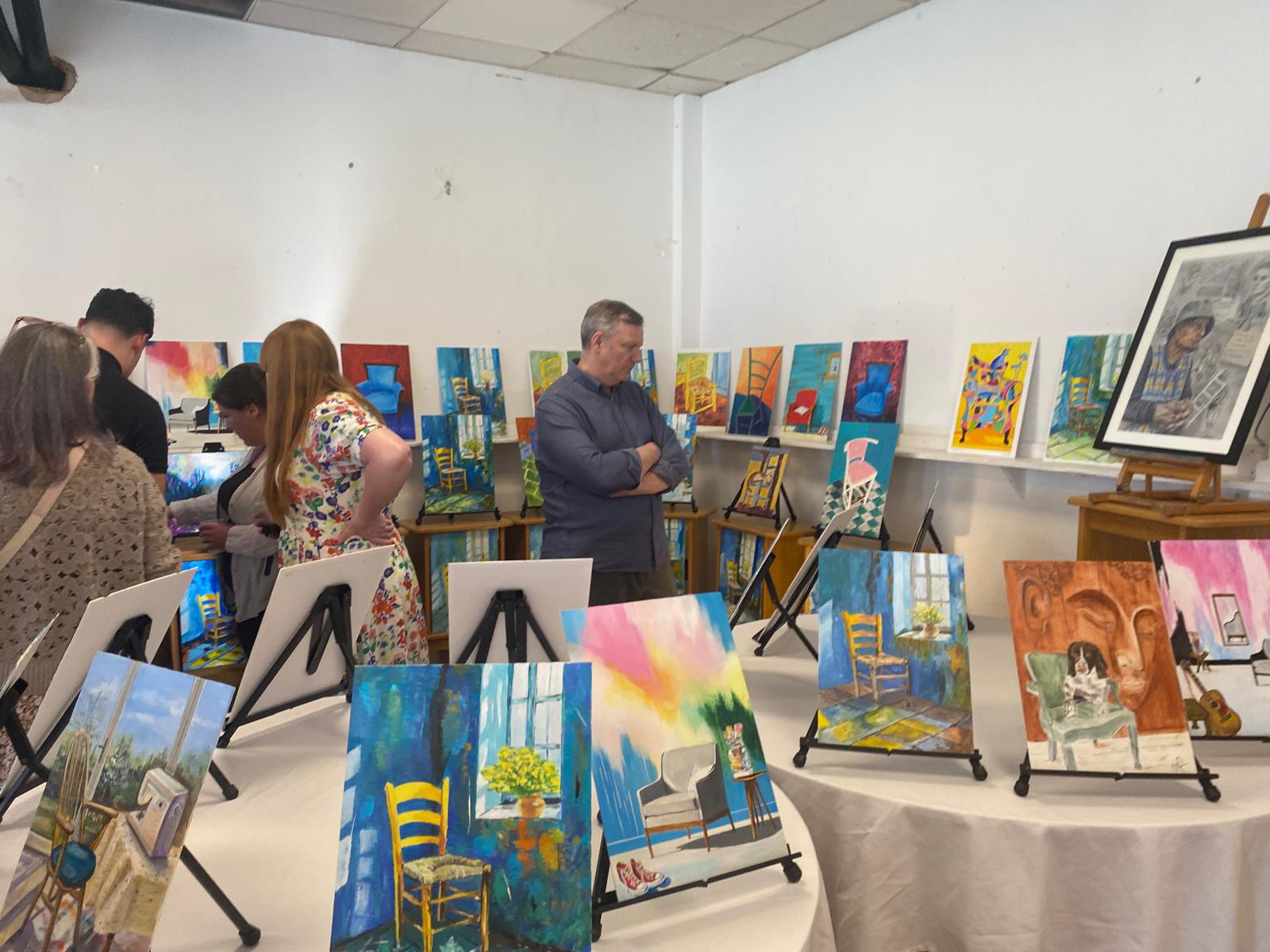 seasons art class - curation and celebration of our public art classes and their exhibitions