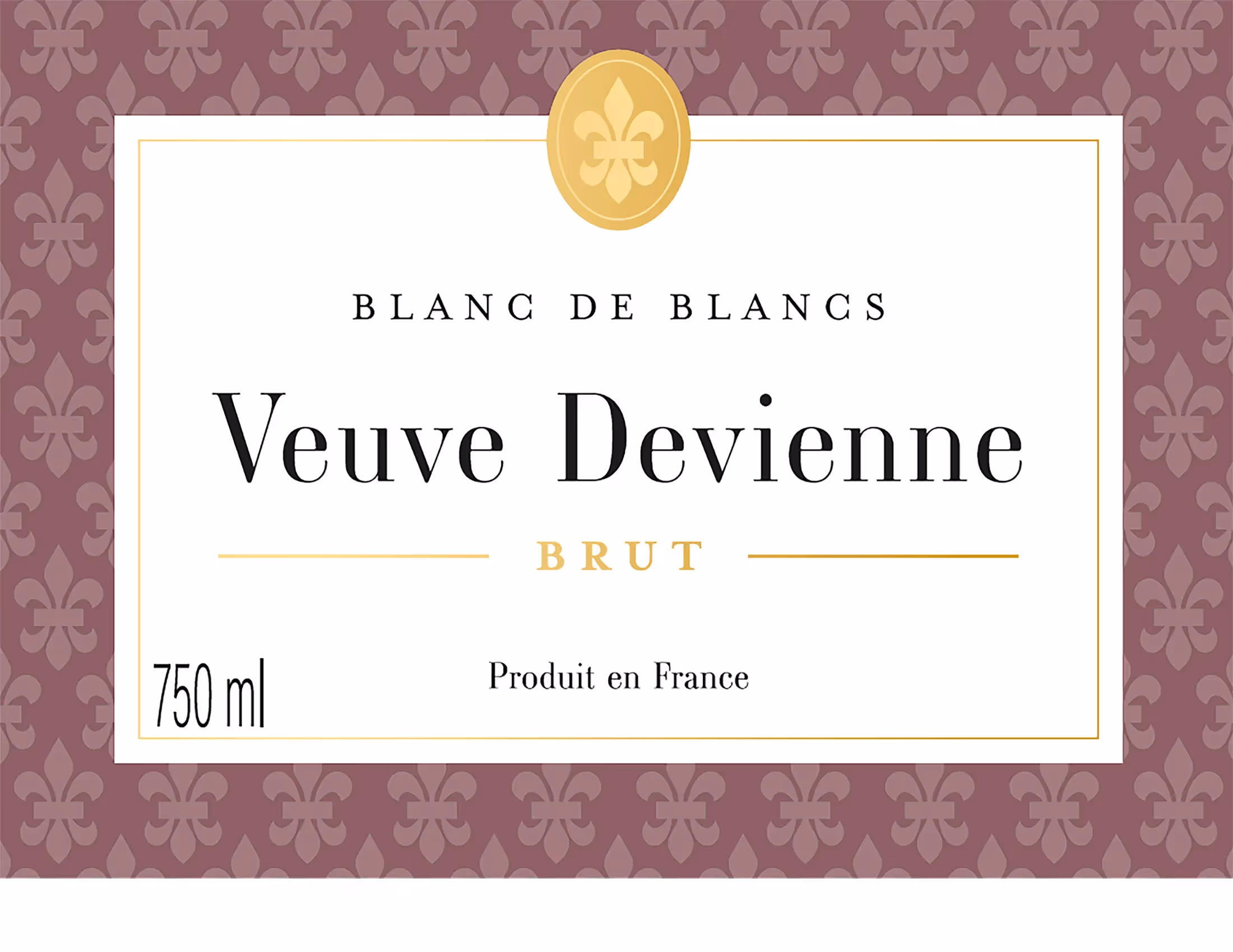 Veuve Devienne Brut Blanc de Blancs Sparkling White Labels preview