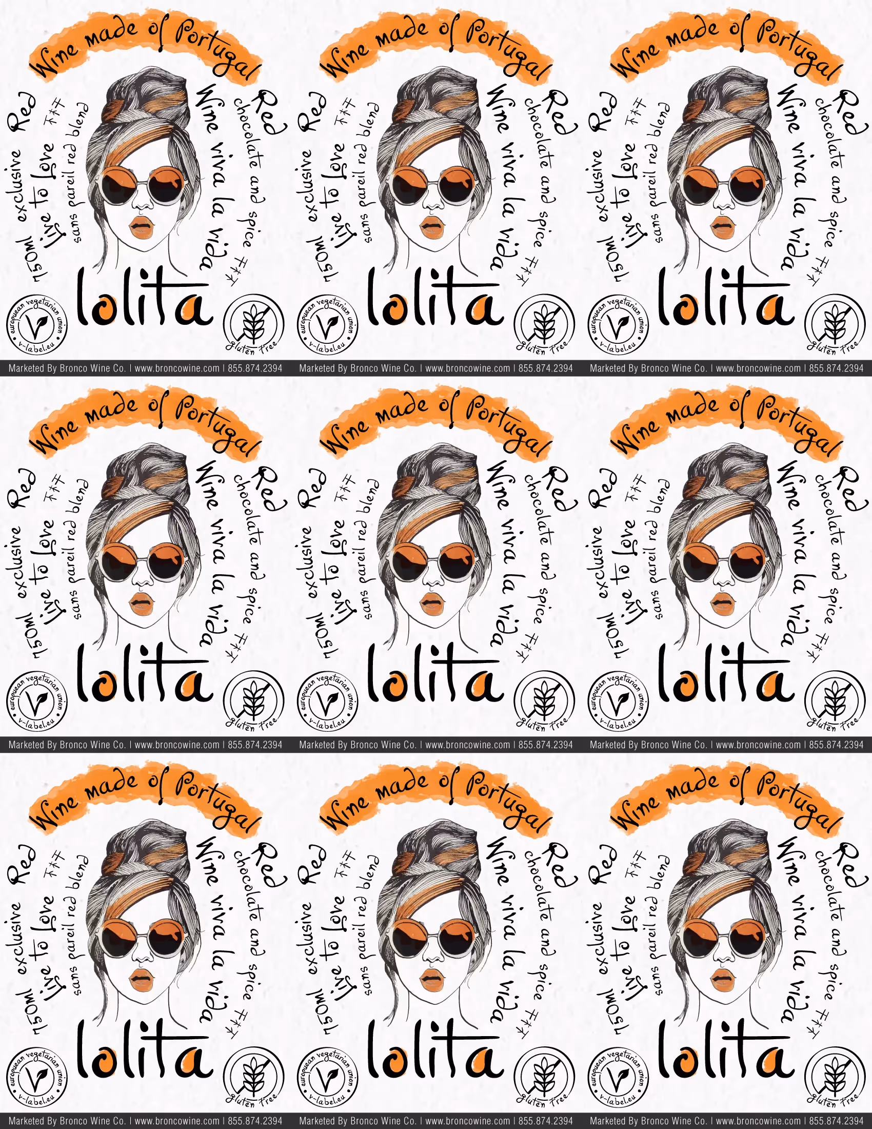 Lolita Red Wine Shelf Talkers preview