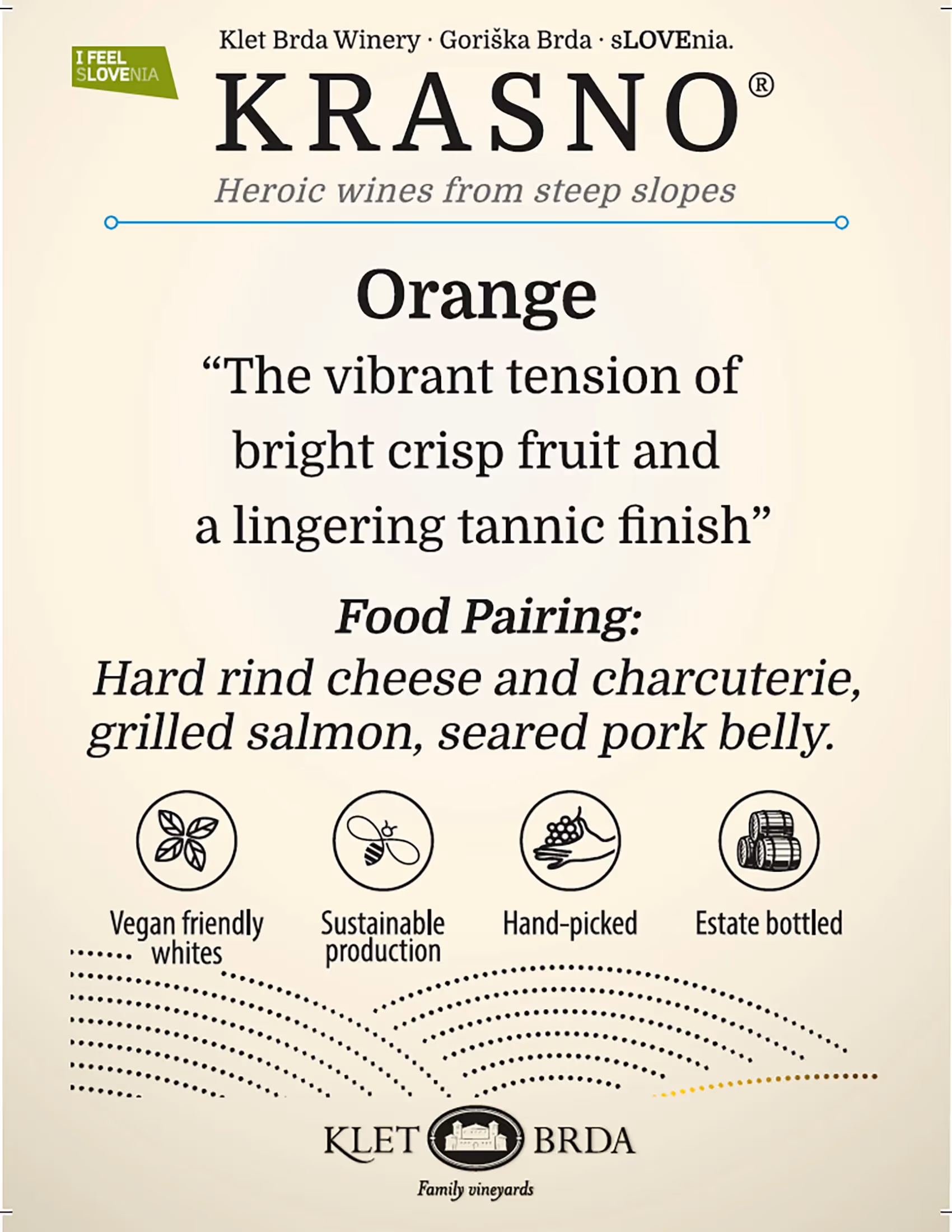 Krasno Orange Tech Sheets preview