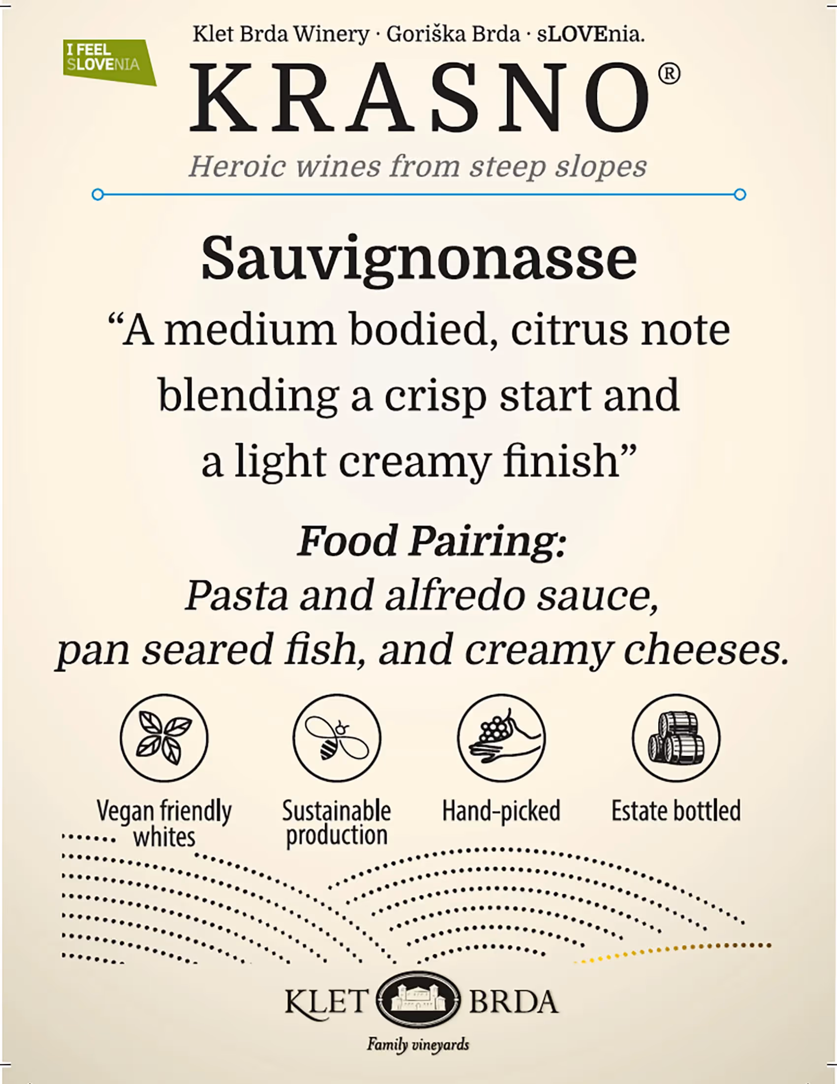 Krasno Sauvignonasse Sell Sheets preview