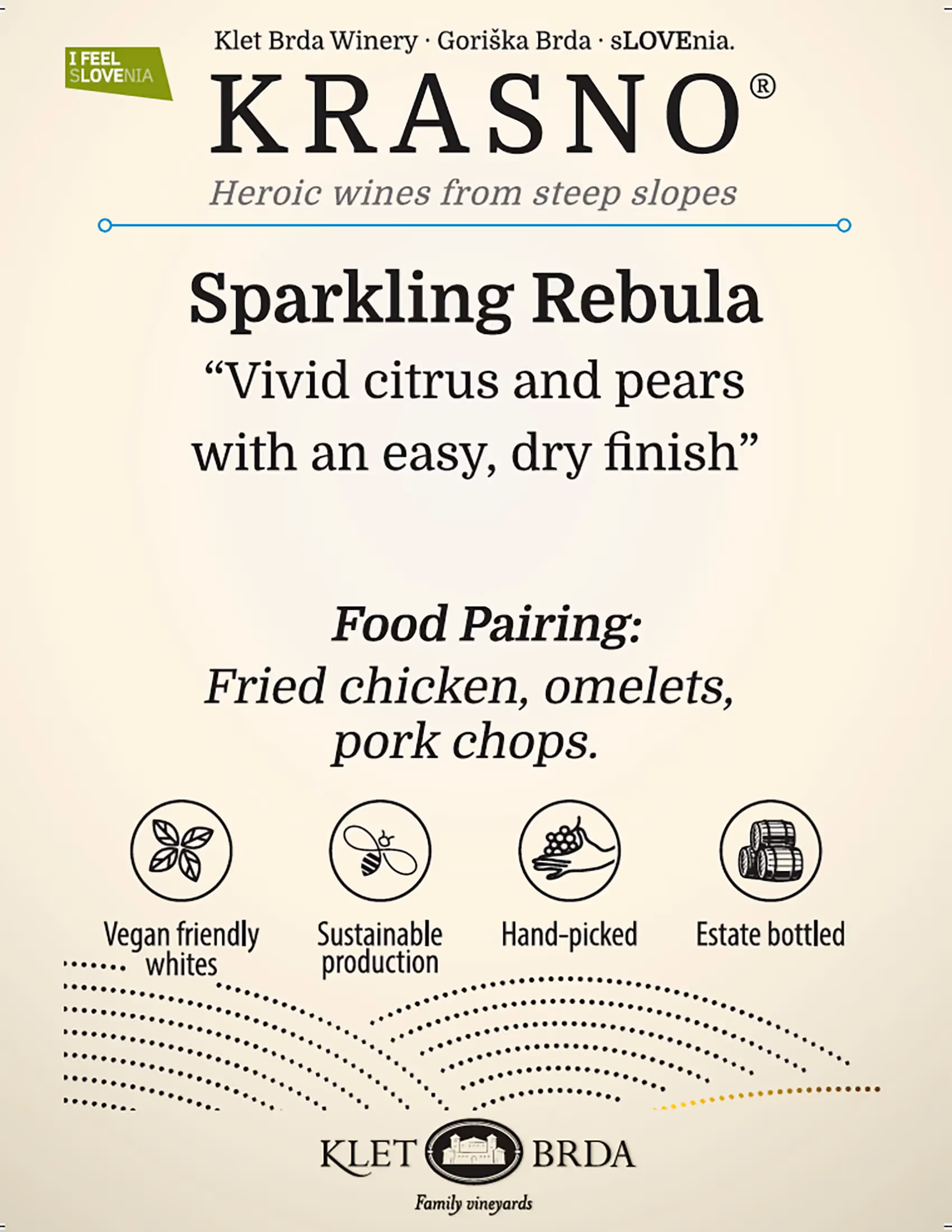 Krasno Sparkling Rebula Sell Sheets preview