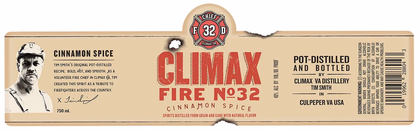 Climax Cinnamon Moonshine Labels preview