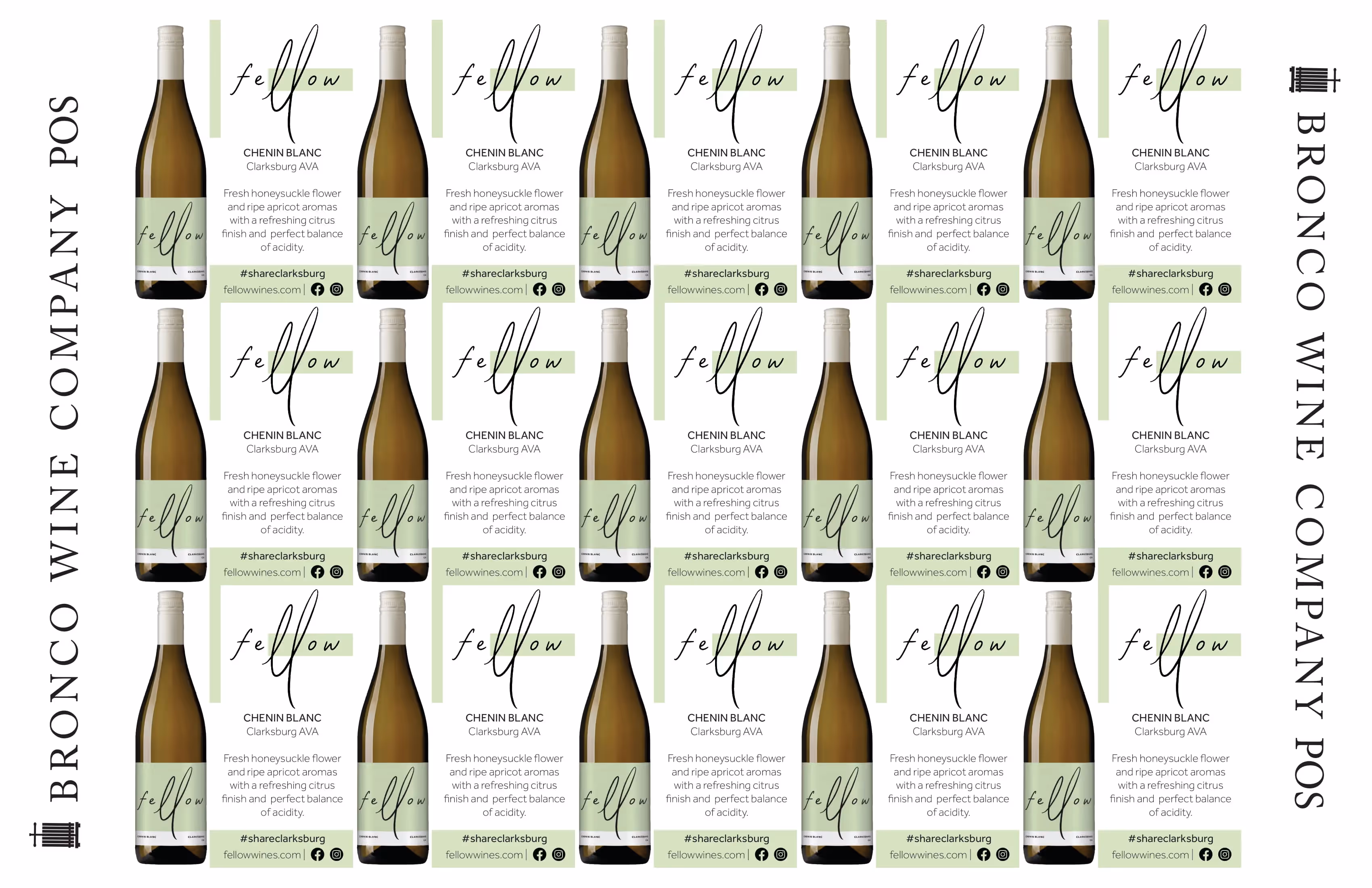 Fellow Wines Chenin Blanc Shelf Talkers preview