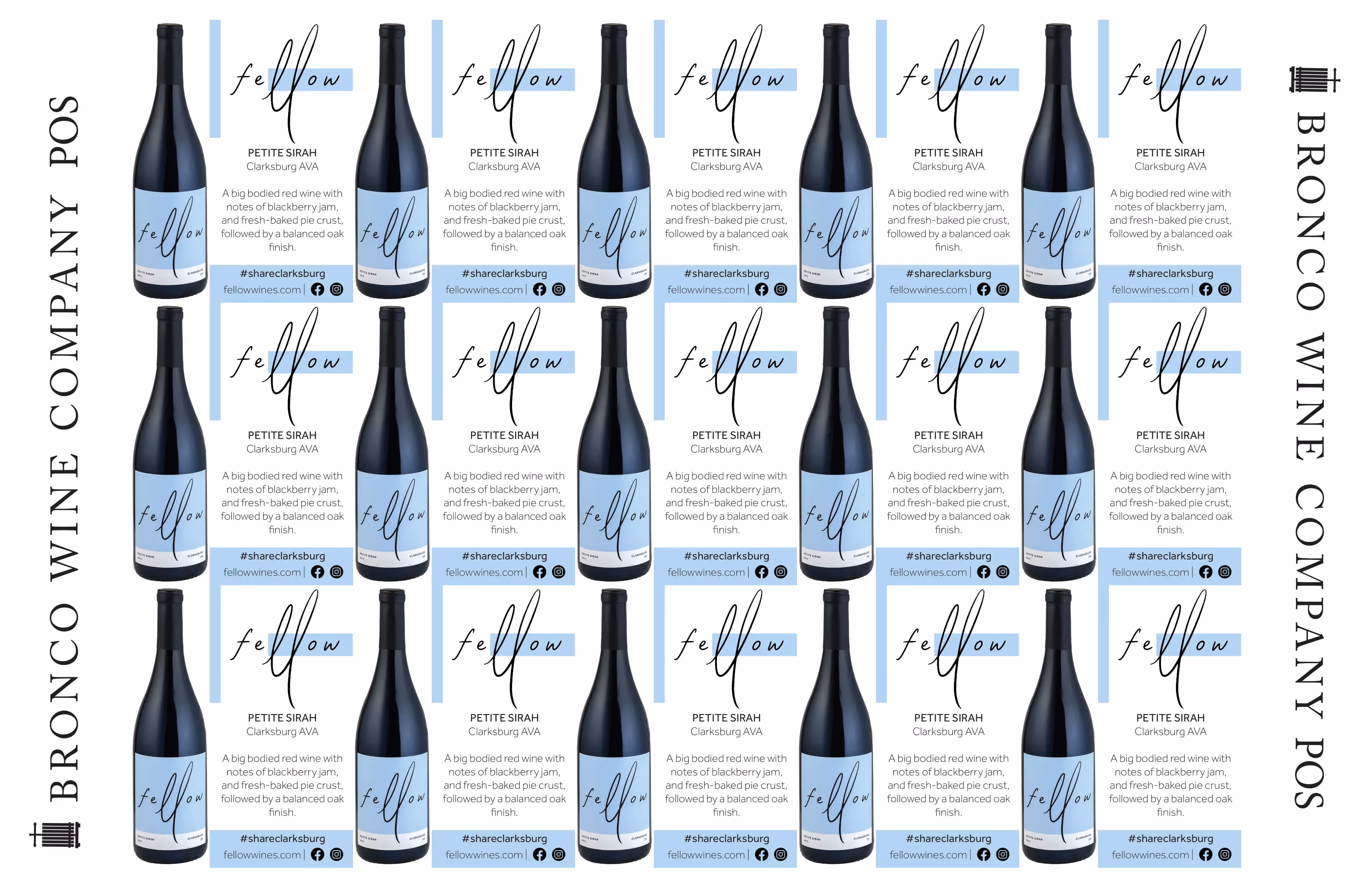 Fellow Wines Petite Sirah Shelf Talkers preview
