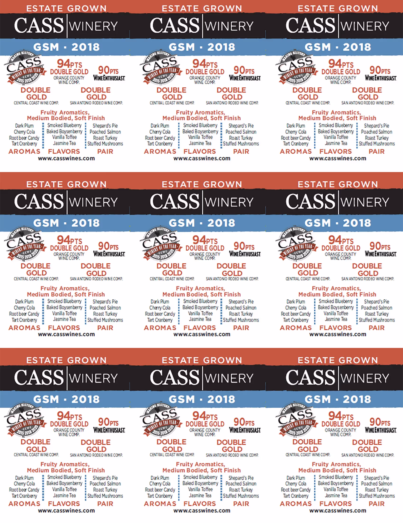 Cass GSM Shelf Talkers preview