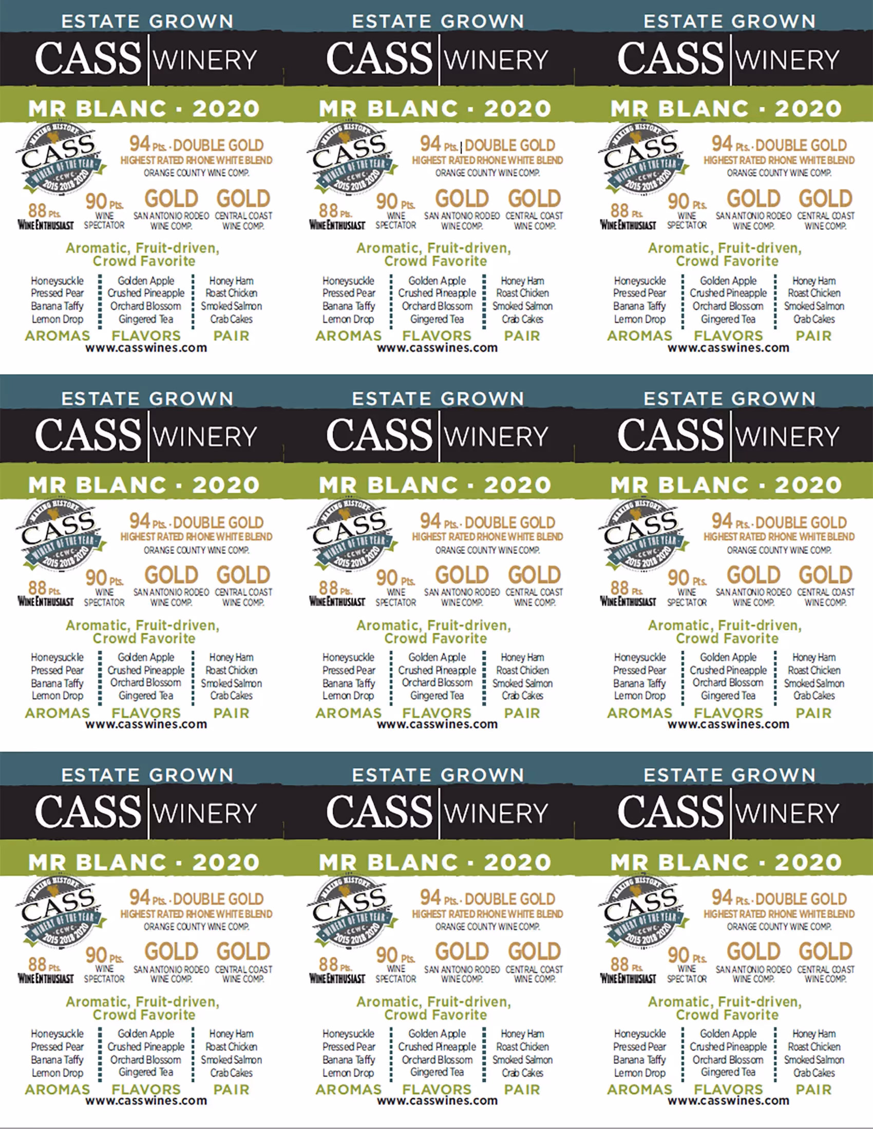 Cass Mr Blanc Shelf Talkers preview