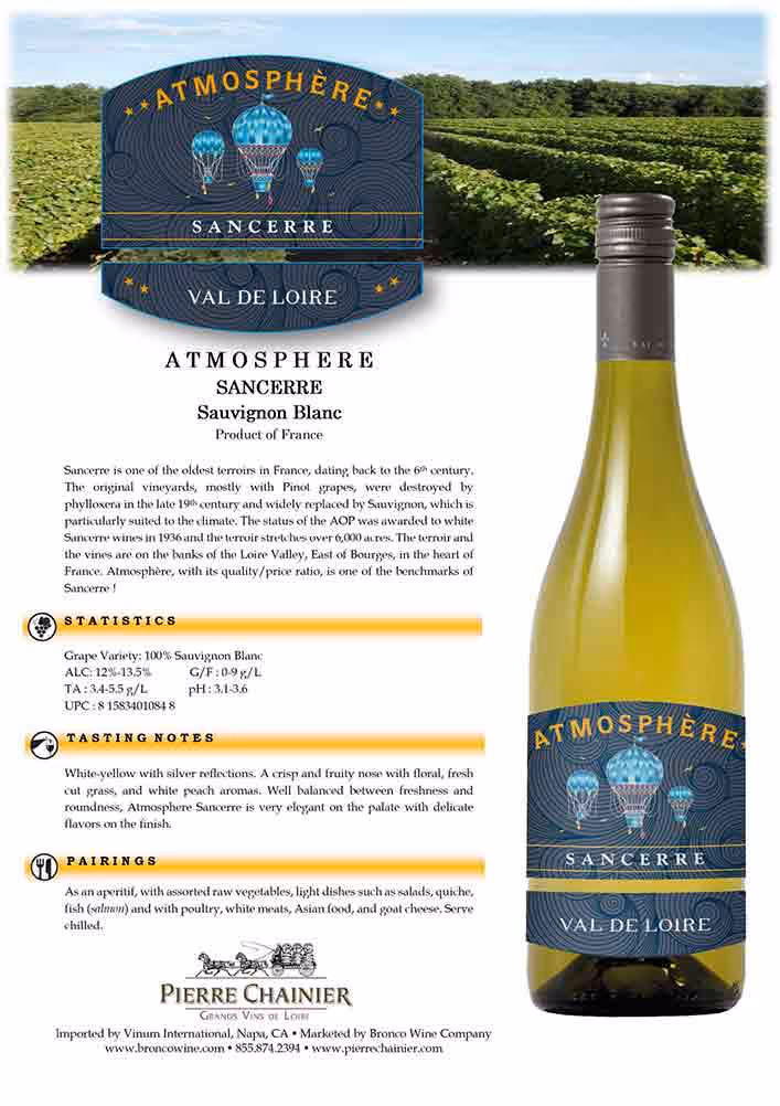 Atmosphere Sancerre Tech Sheets preview