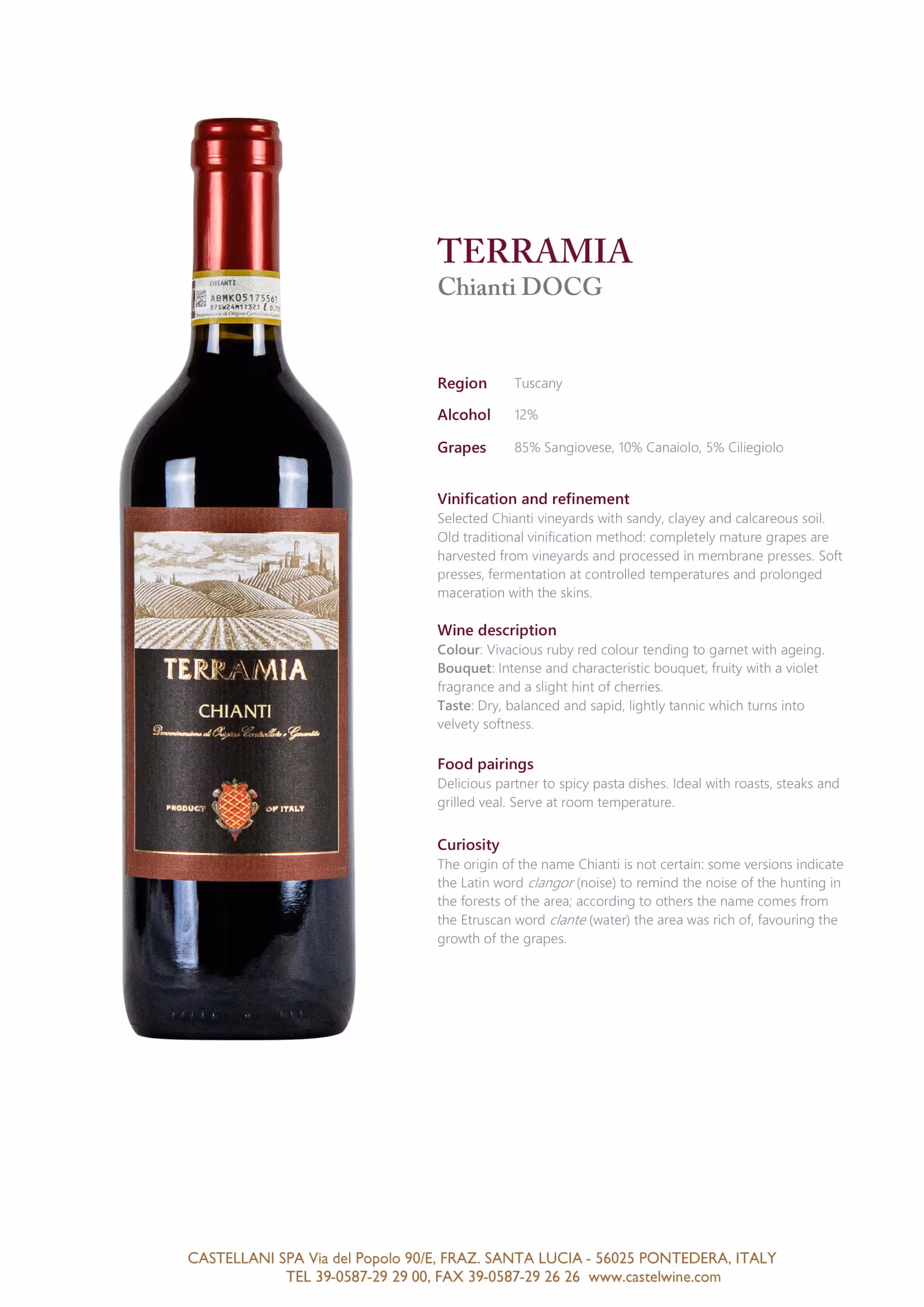 Terramia Chianti Tech Sheets preview
