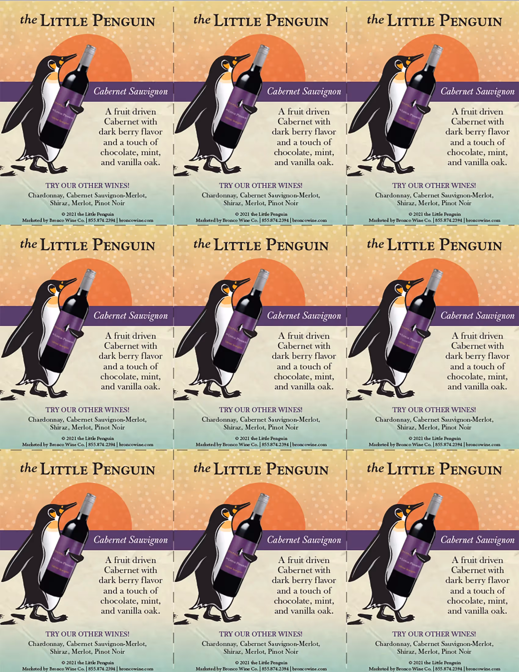 The Little Penguin Cabernet Sauvignon Shelf Talkers preview