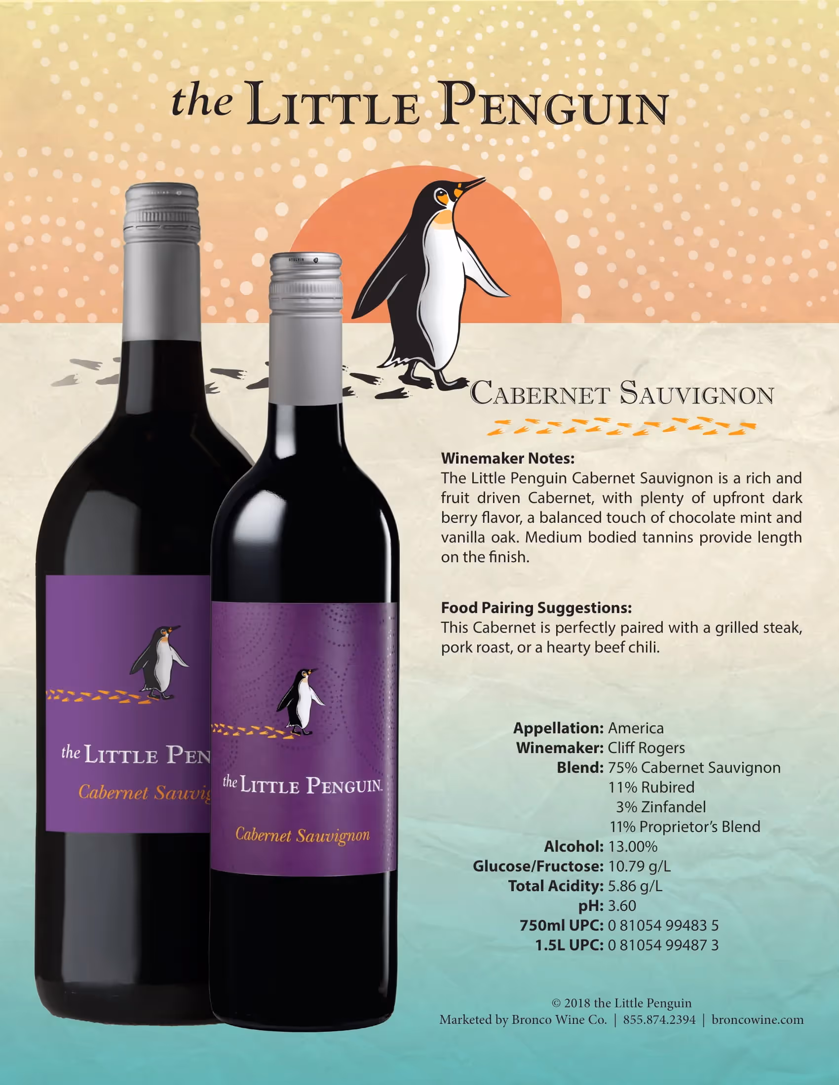The Little Penguin Cabernet Sauvignon Tech Sheets preview