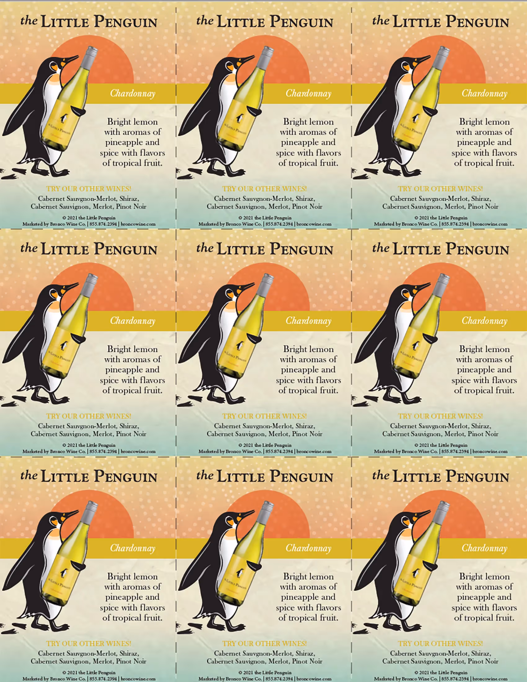 The Little Penguin Chardonnay Shelf Talkers preview