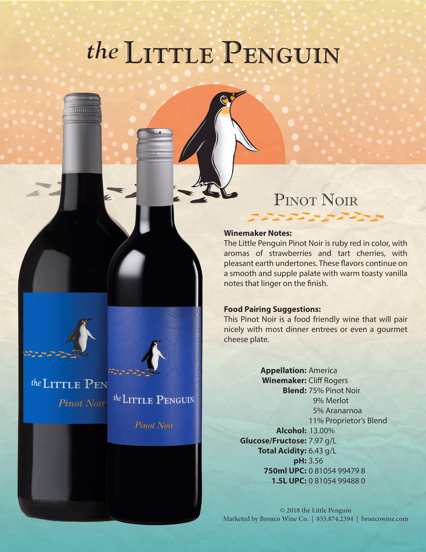The Little Penguin Pinot Noir Tech Sheets preview