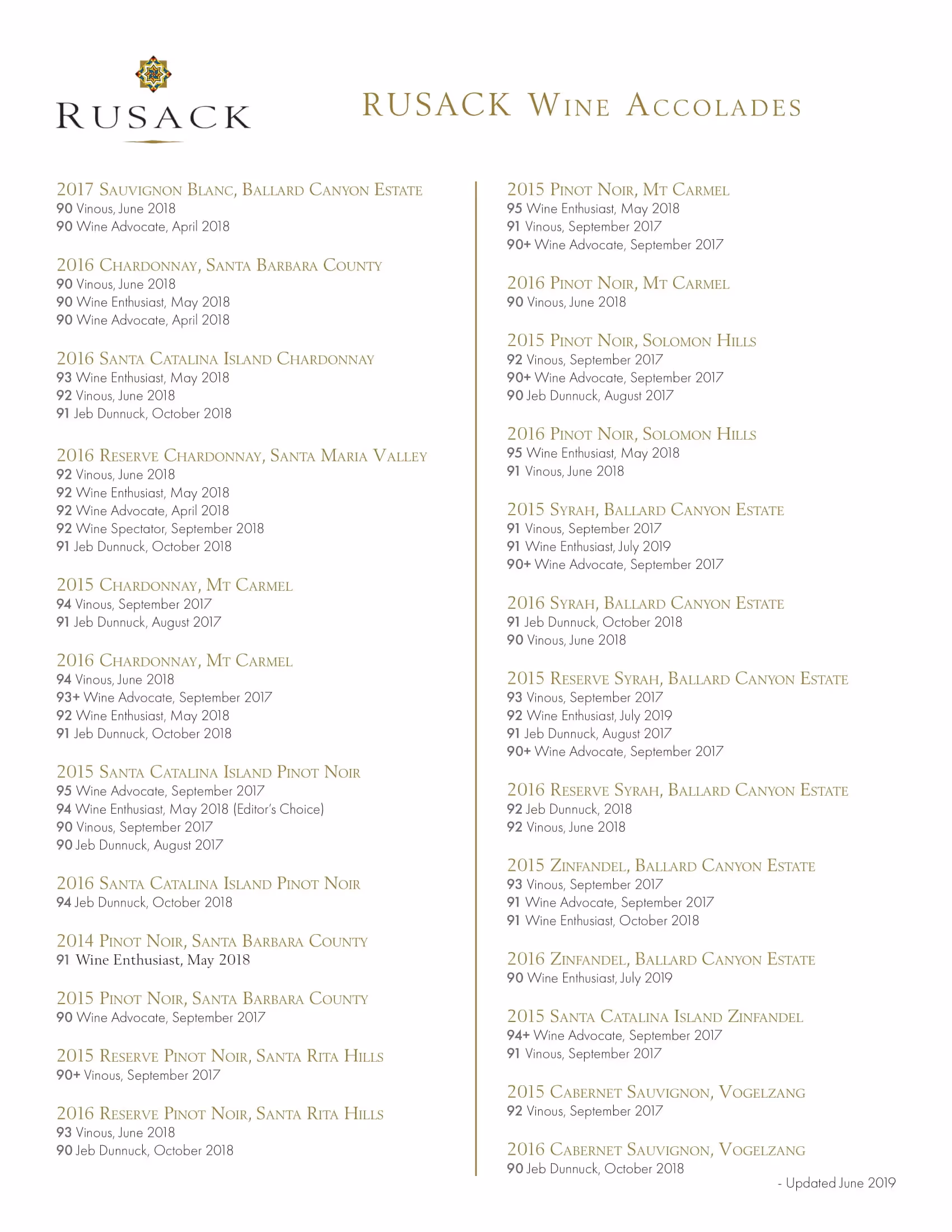 Rusack Vineyards Accolade Sheets preview