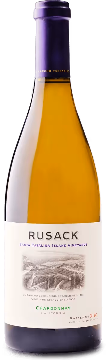 Rusack Vineyards Chardonnay Santa Catalina Island Bottleshots preview