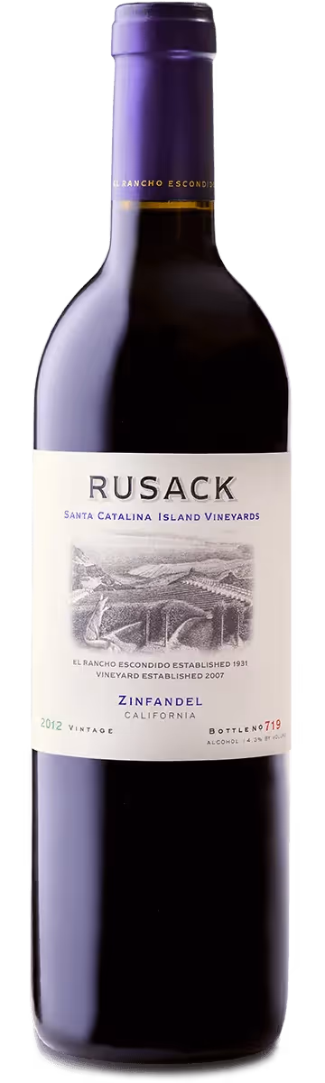 Rusack Vineyards Zinfandel Santa Catalina Island Bottleshots preview