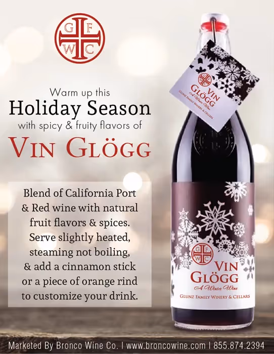 Vin Glogg Winter Wine Shelf Talkers preview