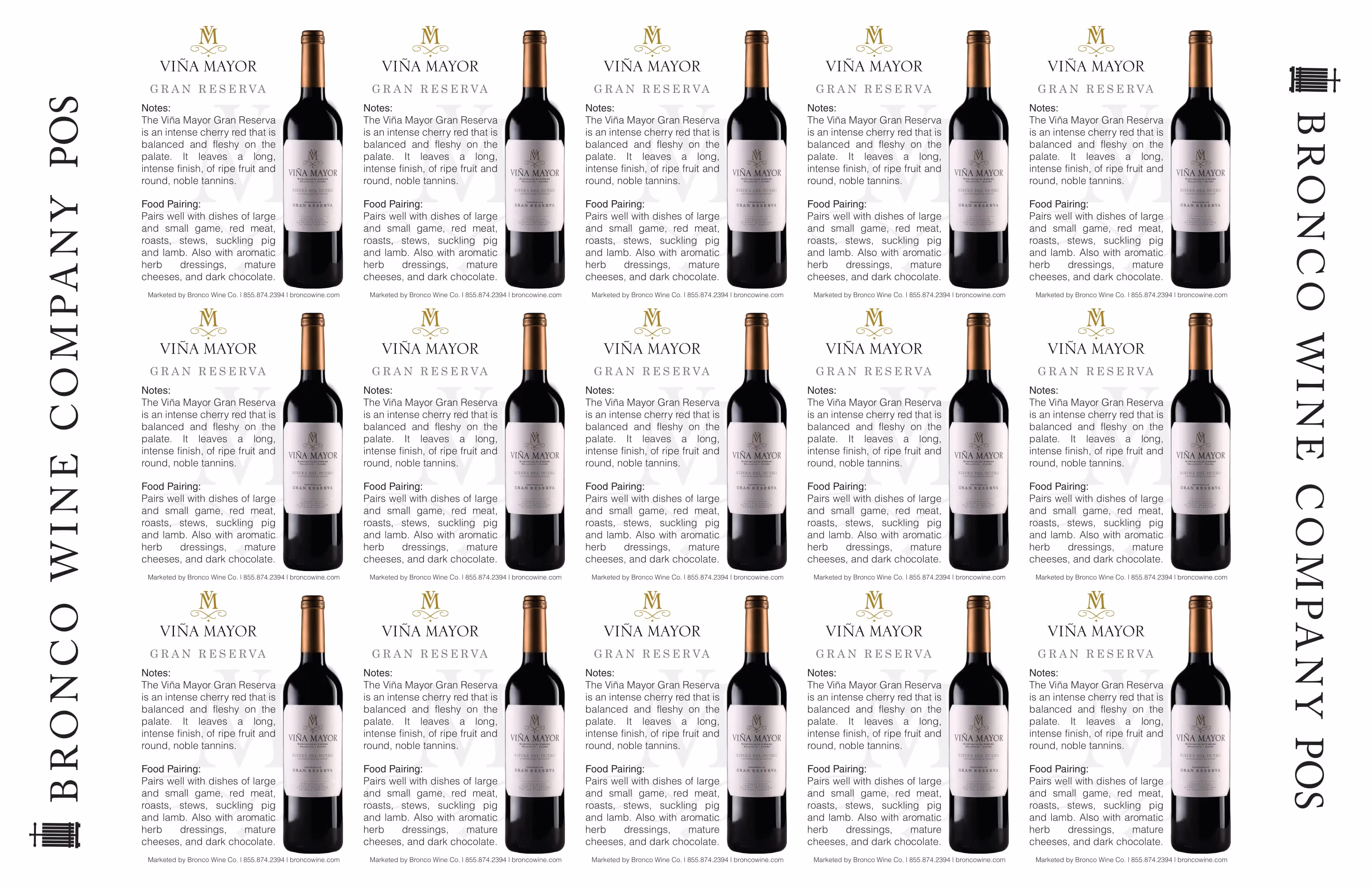 Viña Mayor Tempranillo Gran Reserva Shelf Talkers preview
