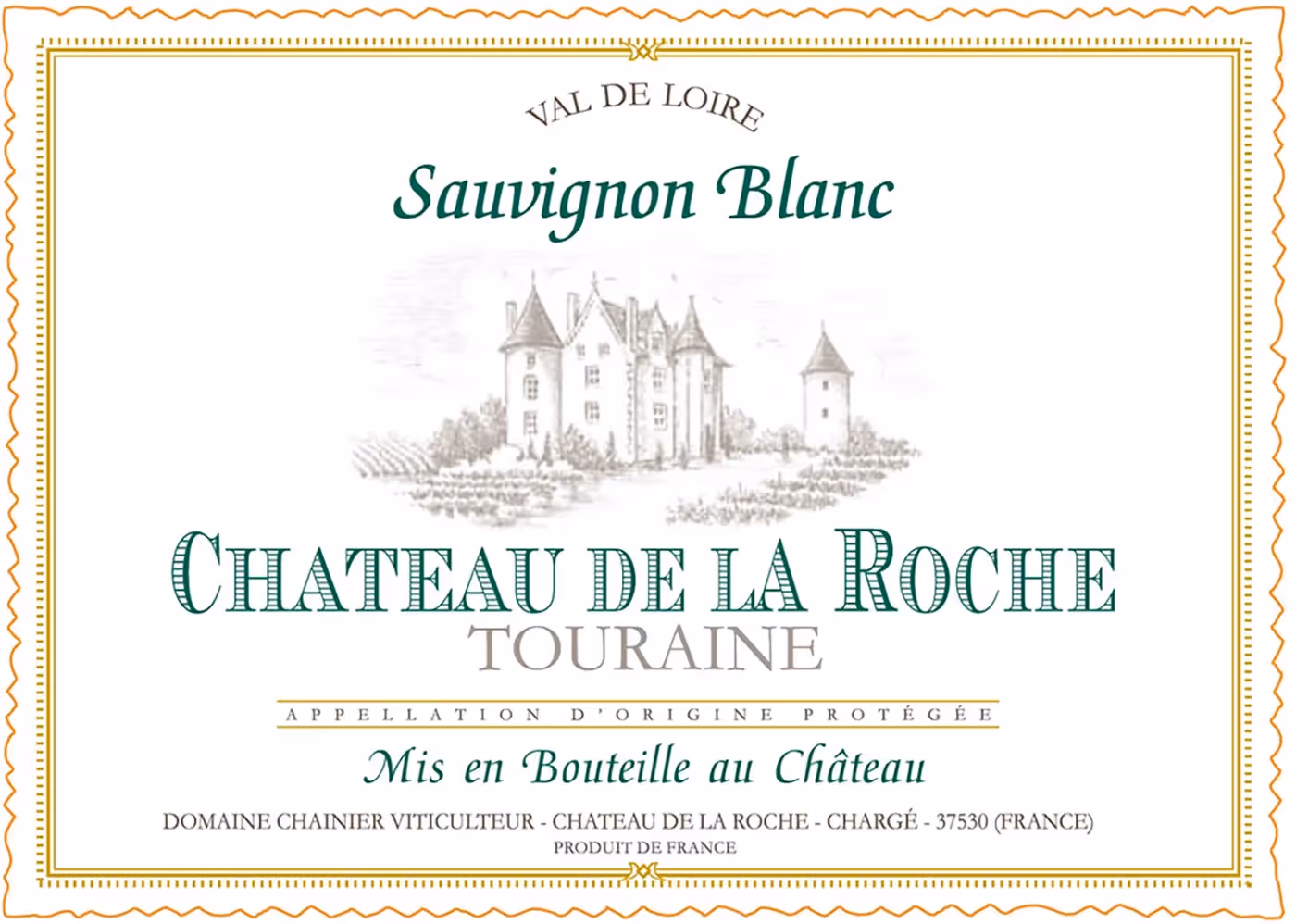 Chateau de la Roche Sauvignon Blanc Touraine Labels preview