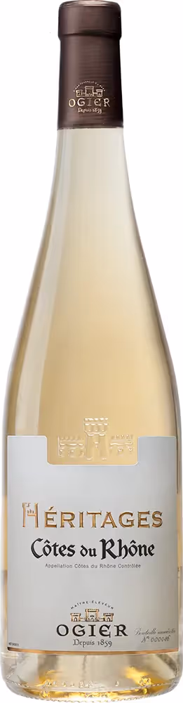Heritages Côtes du Rhône Blanc Bottleshots preview