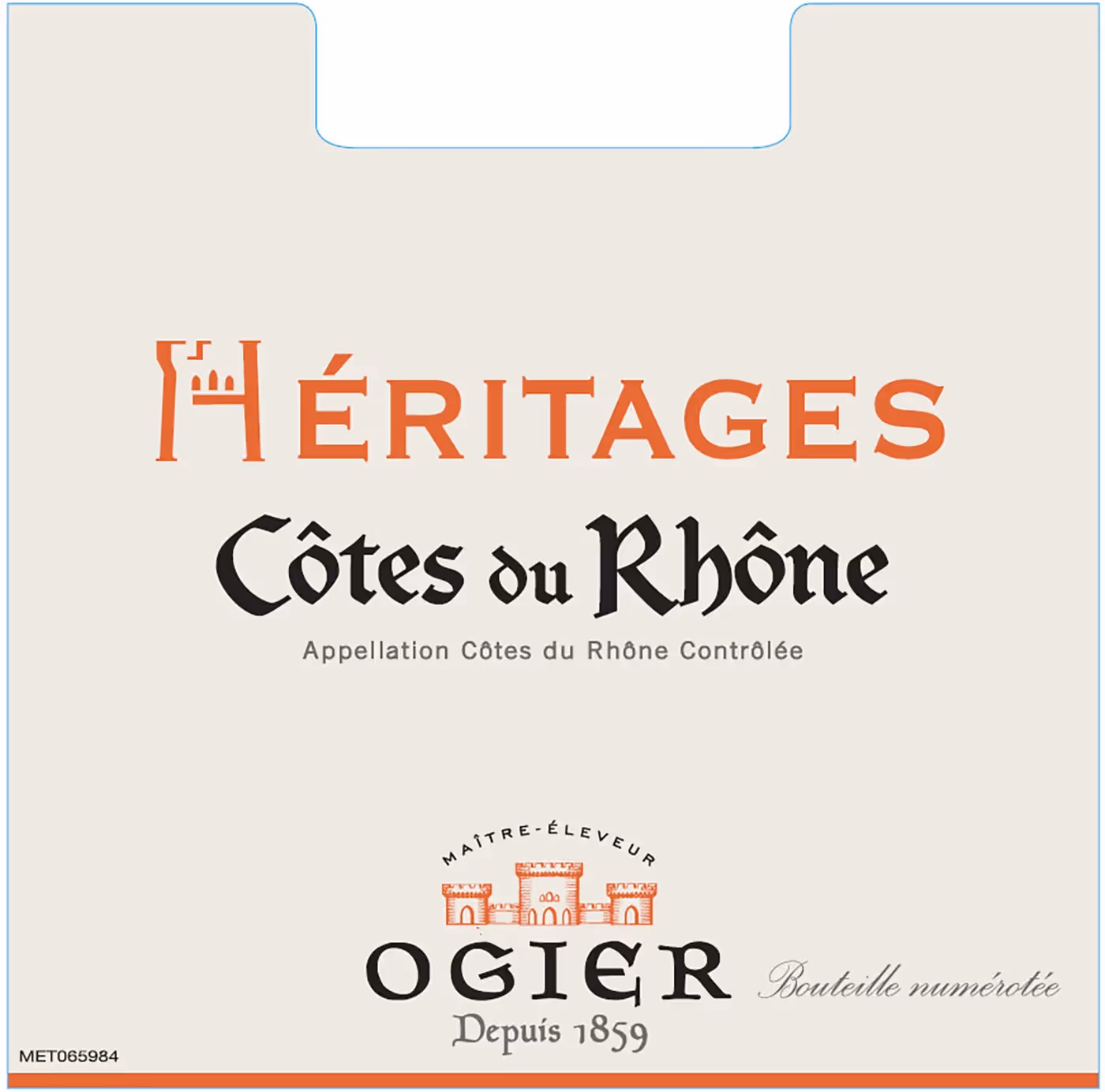 Heritages Côtes du Rhône Blanc Labels preview