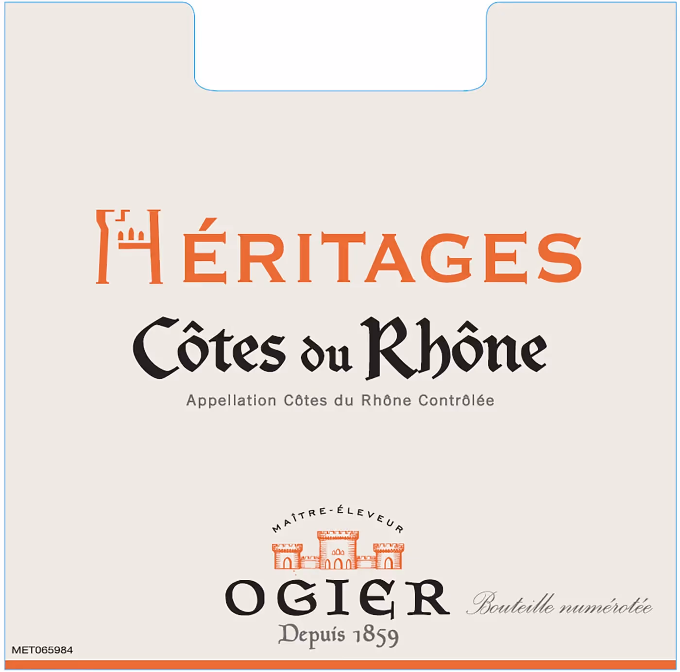 Heritages Côtes du Rhône Rosé Labels preview