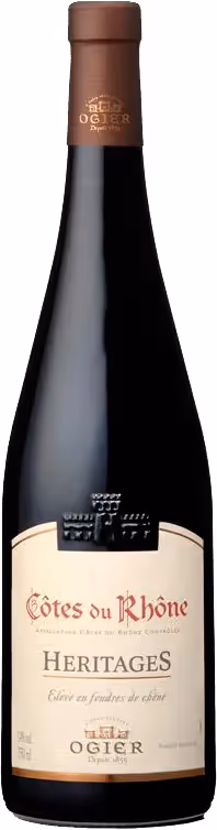 Heritages Côtes du Rhône Rouge Bottleshots preview