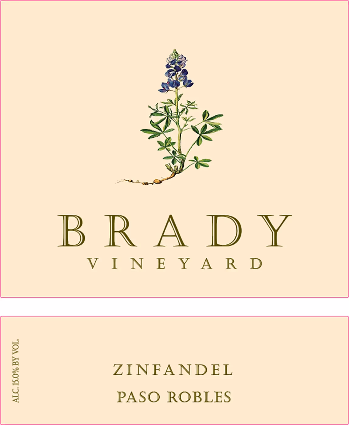 Brady Vineyards Zinfandel Labels preview