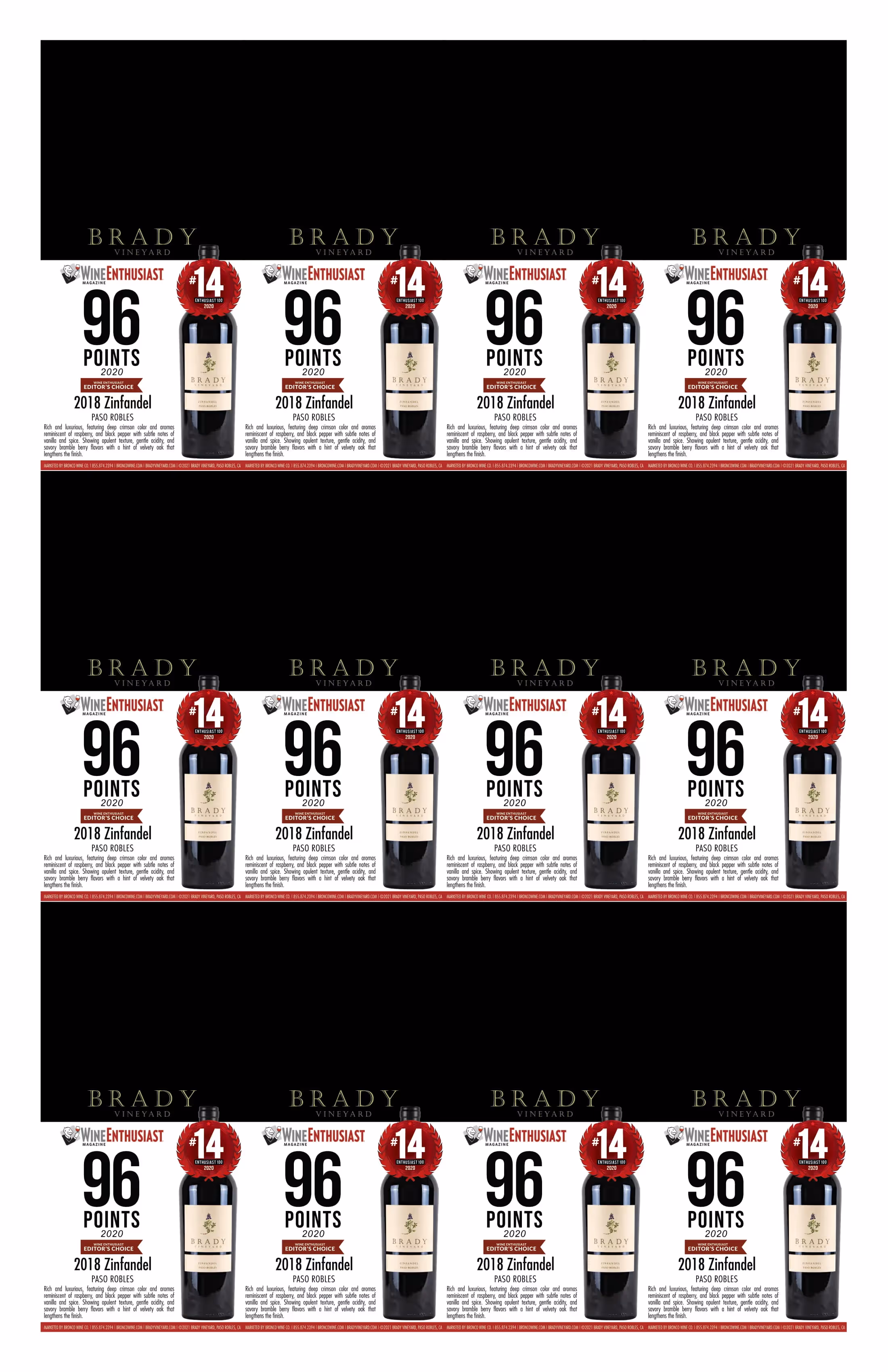Brady Vineyards Zinfandel Neckers preview