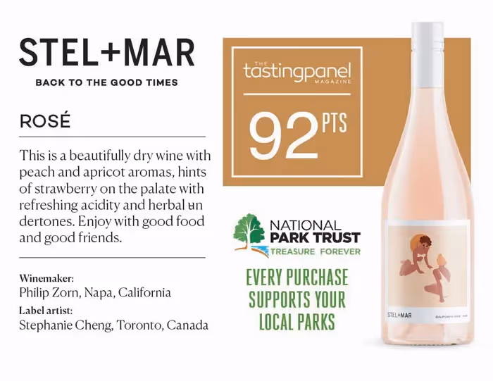 Stel+Mar Rosé Shelf Talkers preview