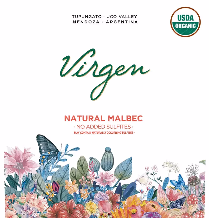 Virgen Malbec Labels preview