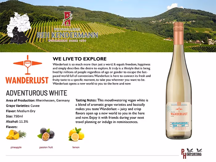 Wanderlust Adventurous White Tech Sheet preview