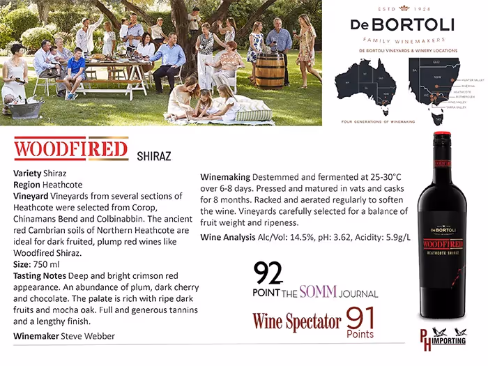 DeBortoli Woodfired Shiraz Tech Sheet preview