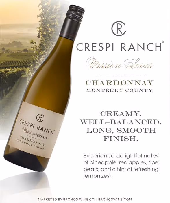 Crespi Ranch Chardonnay Shelf Talkers preview