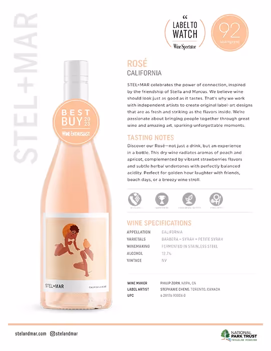 Stel+Mar Rosé Sell Sheet preview