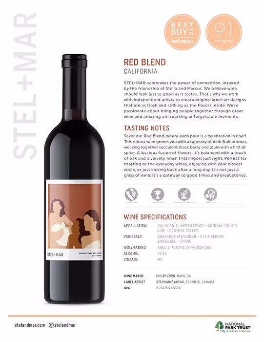 Stel+Mar Red Blend Sell Sheet preview