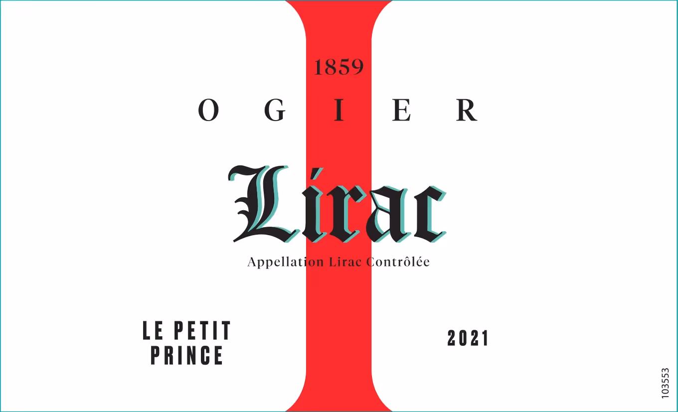 Ogier Le Petit Prince Lirac Rouge Label preview
