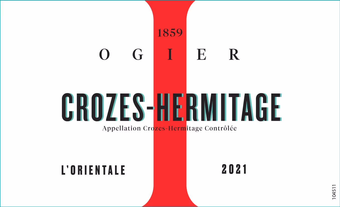 Ogier L'Orientale Crozes-Hermitage Label preview