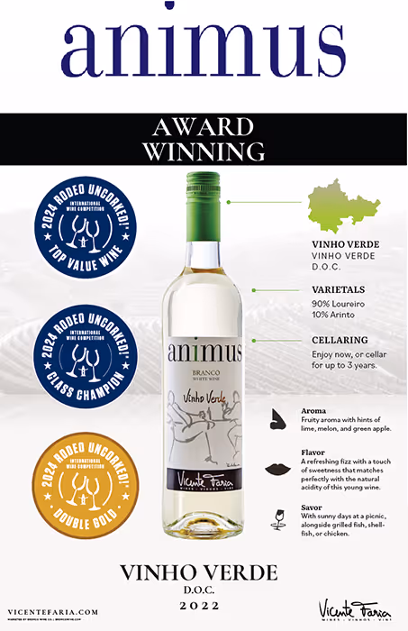 Animus Vinho Verde Rodeo Uncorked Accolade Poster preview