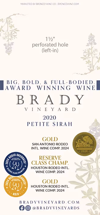 Brady Vineyards Petite Sirah Rodeo Combo Necker preview