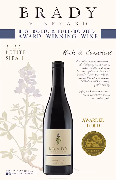 Brady Vineyards Petite Sirah San Antonio Stock Show & Rodeo Poster preview