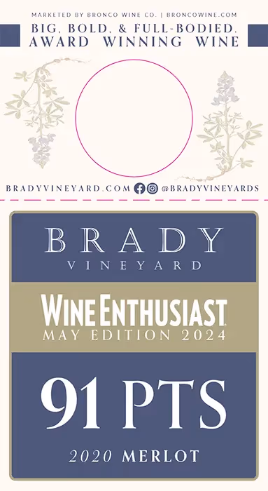 Brady Vineyards Merlot WE Accolade Necker preview
