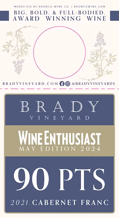 Brady Vineyards Cabernet Franc WE Accolade Necker preview