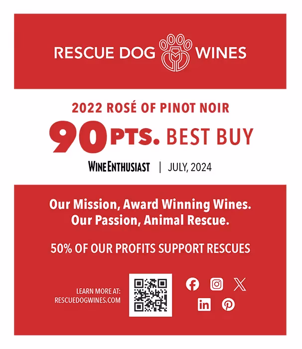 Rescue Dog Wines Rosé of Pinot Noir WE Accolade Necker preview