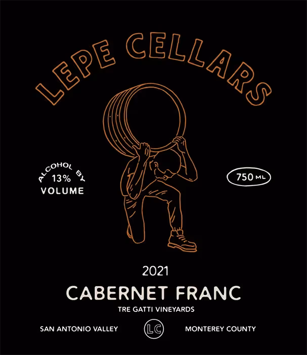 Lepe Cellars Cabernet Franc Label preview