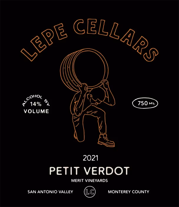 Lepe Cellars Petit Verdot Label preview
