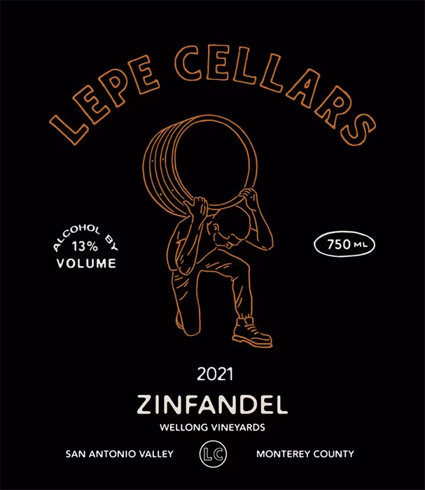 Lepe Cellars Zinfandel Label preview
