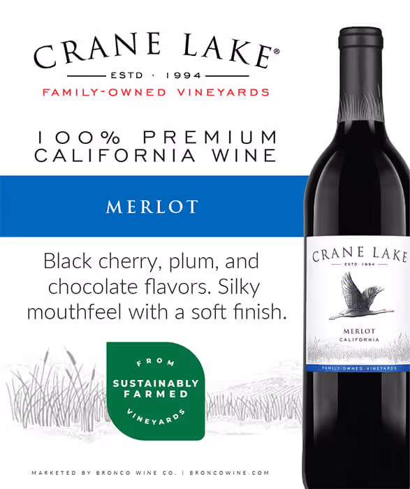 Crane Lake Merlot Shelf Talkers preview